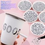 30000 Resin Rhinestones with Tweezers for Nail Art