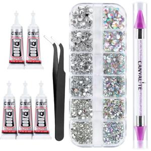 2784PCS AB Crystal Rhinestones with Nail Art Tools