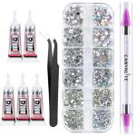 2784PCS AB Crystal Rhinestones with Nail Art Tools