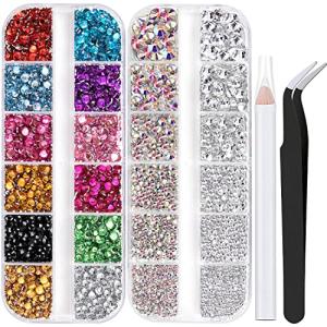 Flatback Rhinestones Set: 4520 Colorful Gems