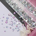 2518Pcs Rhinestones Nail Gems Set with Tools