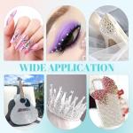 6100 Pcs Clear Resin Rhinestones & Jewelry Glue