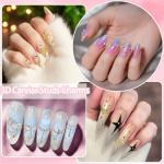 Mix of Gold and Silver Caviar Nail Beads
