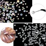 2784PCS AB Crystal Rhinestones with Nail Art Tools