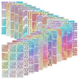 288 Nail Vinyl Stencils for Creative Designs