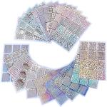 288 Piece Nail Stencil Sticker Set for Art