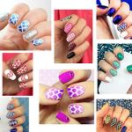 144 Nail Vinyl Stencil Stickers for Art