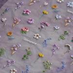 Summer Floral Flower Nail Art Stickers