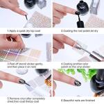 288 Piece Nail Stencil Sticker Set for Art