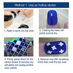 144 Nail Vinyl Stencil Stickers for Art