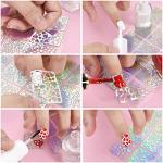 288 Nail Vinyl Stencils for Creative Designs