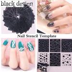 Reusable Nail Art Stencils - 144 Designs