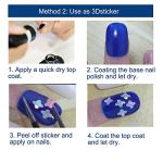 144 Nail Vinyl Stencil Stickers for Art