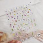 Summer Floral Flower Nail Art Stickers