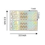 144 Nail Vinyl Stencil Stickers for Art