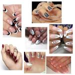 1768 French Manicure Nail Sticker Designs Set