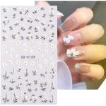 5D Flower Nail Art Stickers for DIY Designs