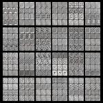 288 Piece Nail Stencil Sticker Set for Art