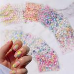 30 Sheets Colorful Flower Nail Art Stickers