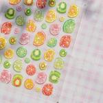 Colorful Fruit Nail Art Stickers for Summer