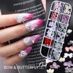 Nail Art Kit with Stickers, Gems, and Charms