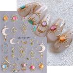 Bohemian Star Moon Nail Decals - 2 Sheets