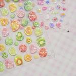 Colorful Fruit Nail Art Stickers for Summer