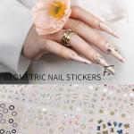 50 Sheets Floral Nail Art Stickers