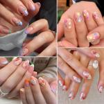 30 Sheets Colorful Flower Nail Art Stickers