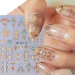 Bohemian Star Moon Nail Decals - 2 Sheets