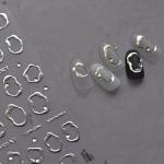 Gold 5D Embossed Nail Art Stickers Set