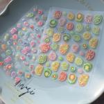 Colorful Fruit Nail Art Stickers for Summer