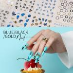 50 Sheets Floral Nail Art Stickers