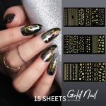 Nail Art Kit with Stickers, Gems, and Charms