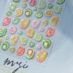 Colorful Fruit Nail Art Stickers for Summer