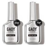 Glassy Gel Top and Base Coat Set, 16ml