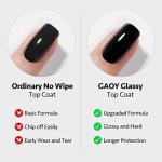 Glassy Gel Top and Base Coat Set, 16ml