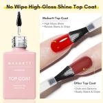 Gel Top Coat and Base Coat Kit – Glossy Finish