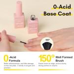 Gel Top Coat and Base Coat Kit – Glossy Finish