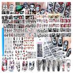 25 Halloween Water Transfer Nail Stickers Set
