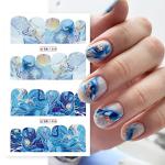 12 Sheets Holographic Nail Water Transfer Decals