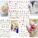 84 Sheets Colorful Butterfly & Flower Nail Stickers