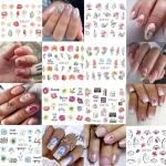84 Sheets Colorful Butterfly & Flower Nail Stickers