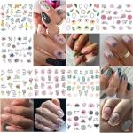 84 Sheets Colorful Butterfly & Flower Nail Stickers