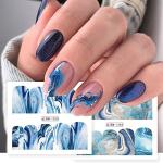 12 Sheets Holographic Nail Water Transfer Decals
