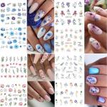 84 Sheets Colorful Butterfly & Flower Nail Stickers