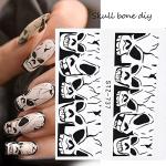 25 Halloween Water Transfer Nail Stickers Set