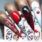 25 Halloween Water Transfer Nail Stickers Set