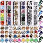 41-Box Nail Rhinestones and Nail Art Gems
