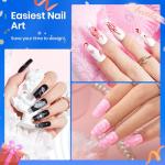 Beetles Nail Stamp Kit: 16 Pcs, 8 Colors